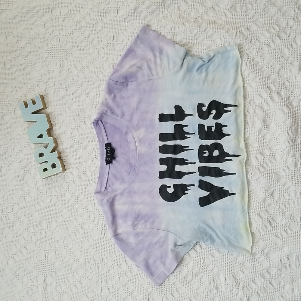 Tie -Dye  Crop Juniors Top Size S